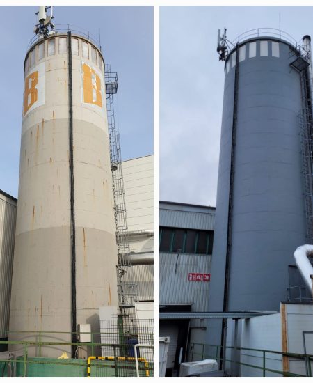Malowanie natryskowe silosów, hal, konstrukcji stalowych, dachów - Gorzów Wielkopolski, Szczecin 4