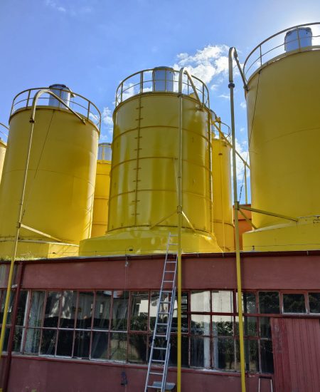 Malowanie silosów, prace wysokościowe - Gorzów Wielkopolski, Szczecin